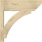 Ekena Millwork Thorton Slat Rough Sawn Outlooker, Douglas Fir, 8"W x 24"D x 24"H OUT08X24X24THR06RDF - alternate 2